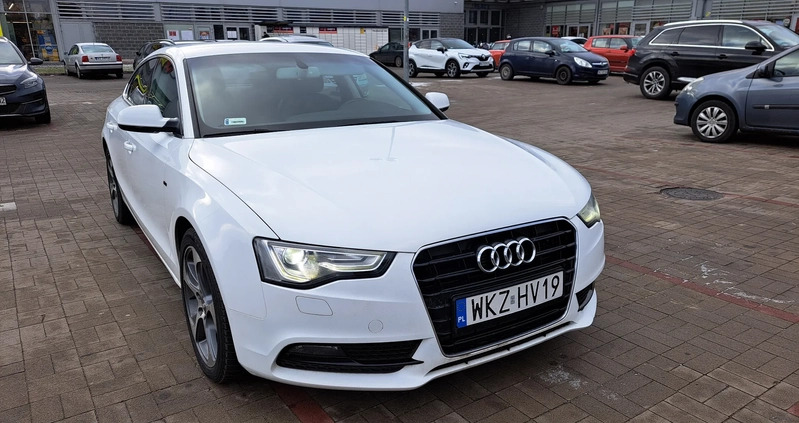 Audi A5 cena 59500 przebieg: 405000, rok produkcji 2013 z Łomianki małe 79